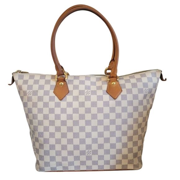 Louis Vuitton Damier Azur Saleya MM Handbag Shoulder Bag - Picture 2 of 16